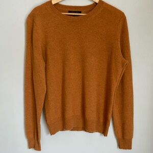 Tahari tan cashmere sweater
